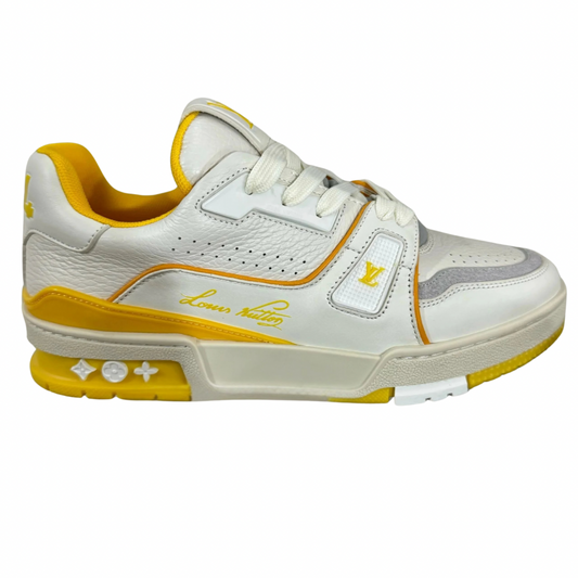 Louis Vuitton LV Trainer White Yellow