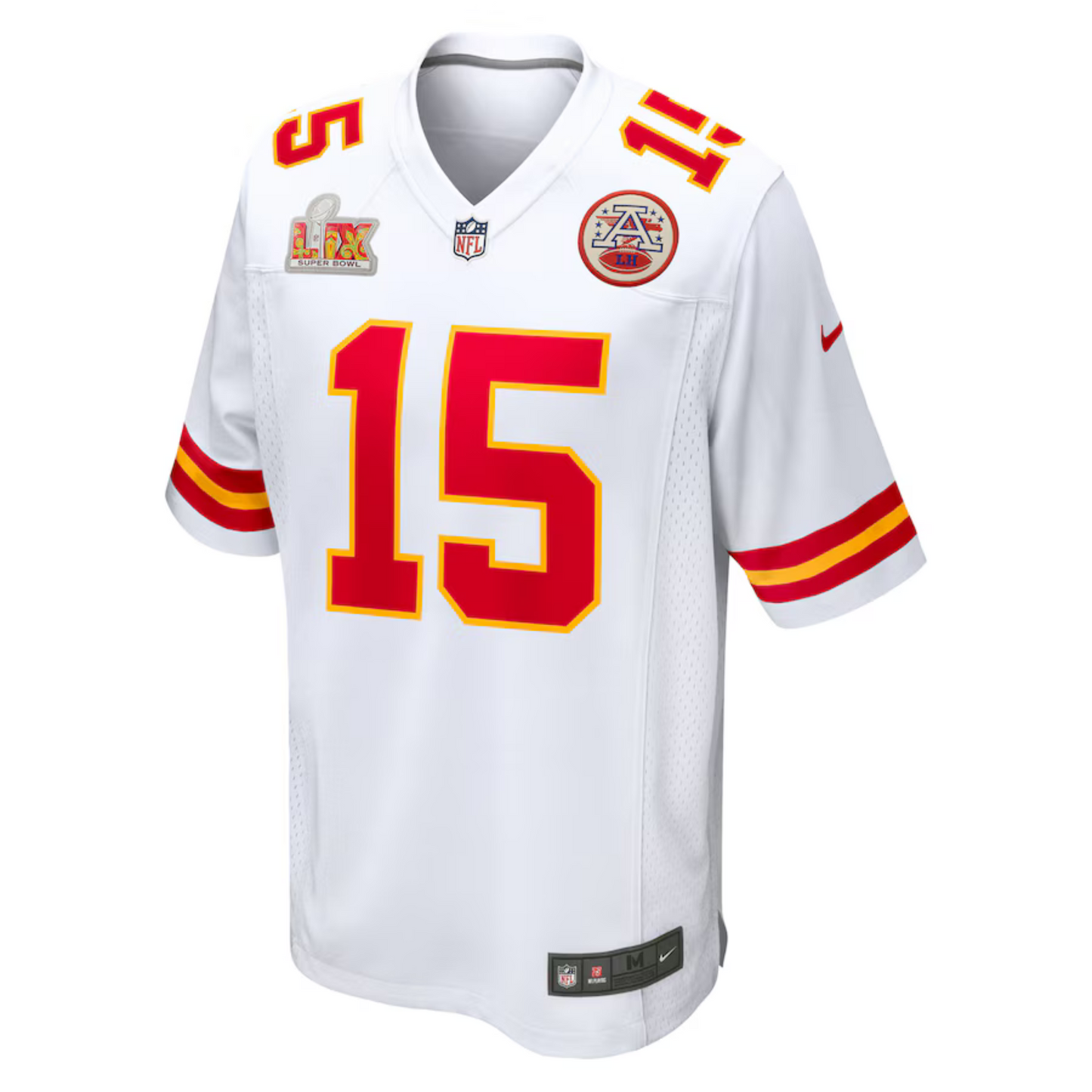 Kansas City Chiefs Nike Game Super Bowl LIX Patch Away Jersey