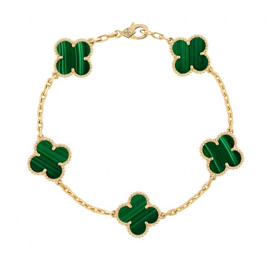 Van Cleef Bracelet Green Malachit