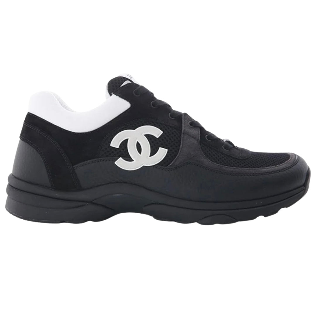 Chanel CC Runner Black White