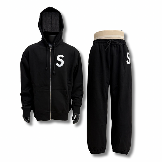 Supreme S Tracksuit Black