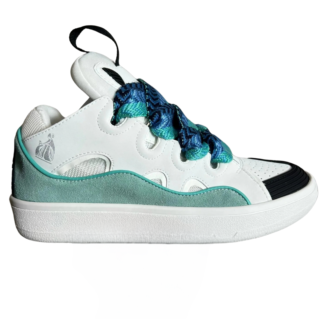 Lanvin Curb Sneaker White Blue