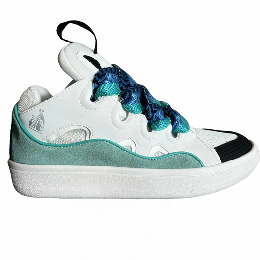 Lanvin Curb Sneaker White Blue