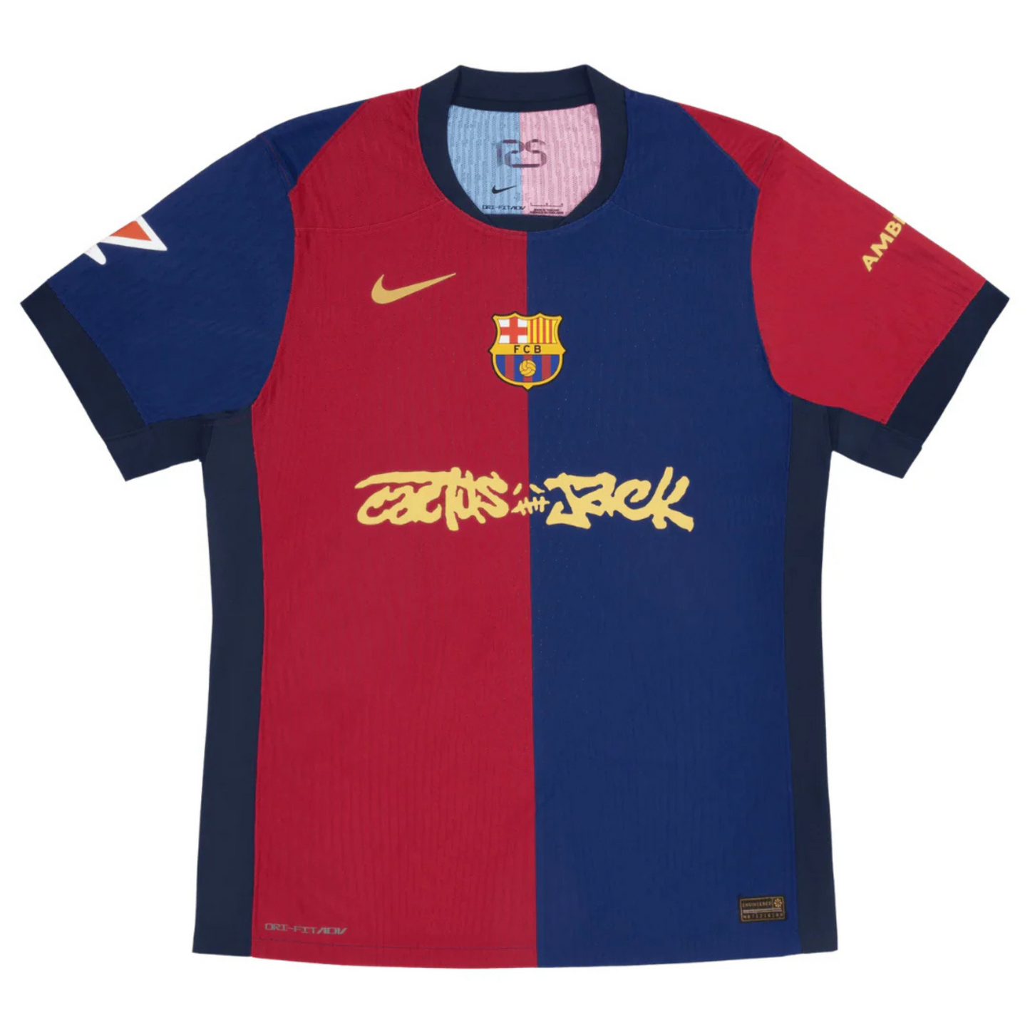 Fc Barcelona X Travis Scott Limited Edition 2024/25 Jersey Blue/scarlet