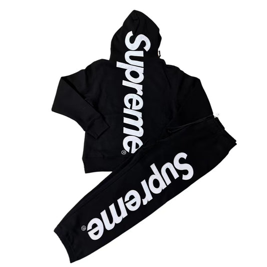 Supreme Tracksuit Black White