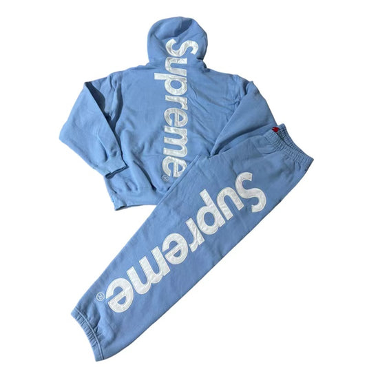 Supreme Tracksuit Blue White