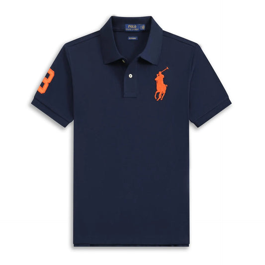 Ralph Lauren Big Pony Polo Blue Orange