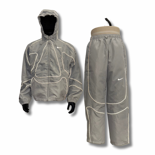 Nike Corteiz Tracksuit White Grey