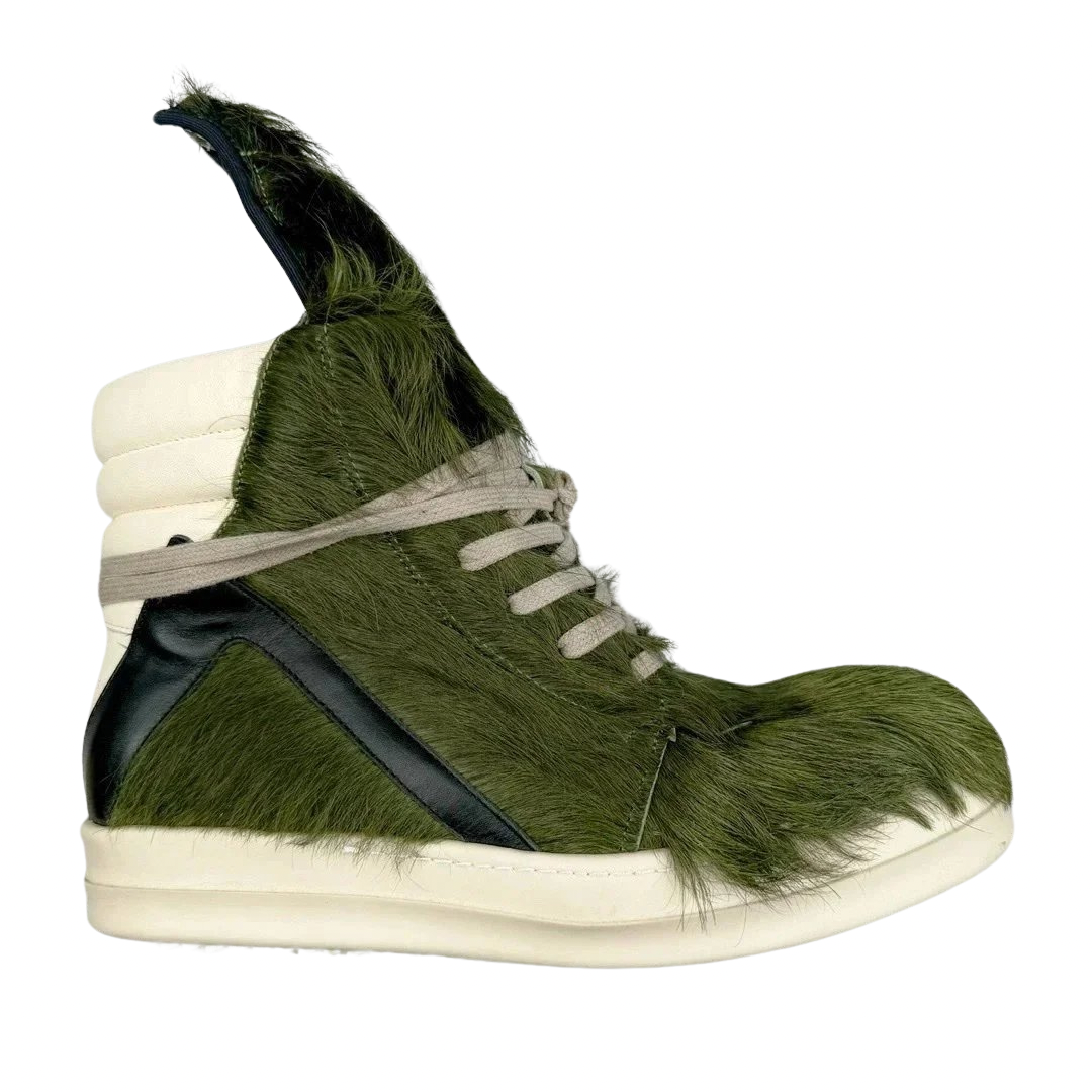 Rick Owens Luxor Geobasket Acid Melange Pony