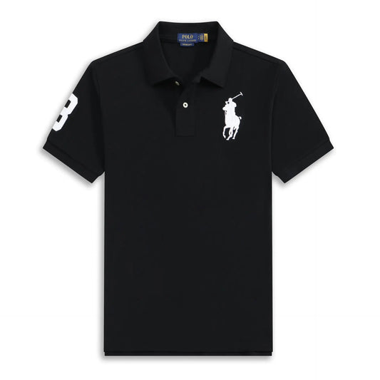 Ralph Lauren Big Pony Polo Black White