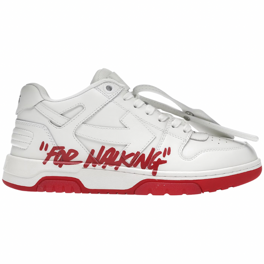OFF-WHITE - Out Of Office Sneaker Beige Red