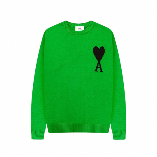 AMI PARIS Sweater Green Black