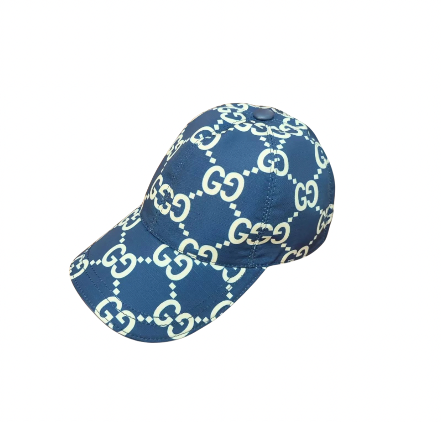 Gucci GG Cap Blue Pattern
