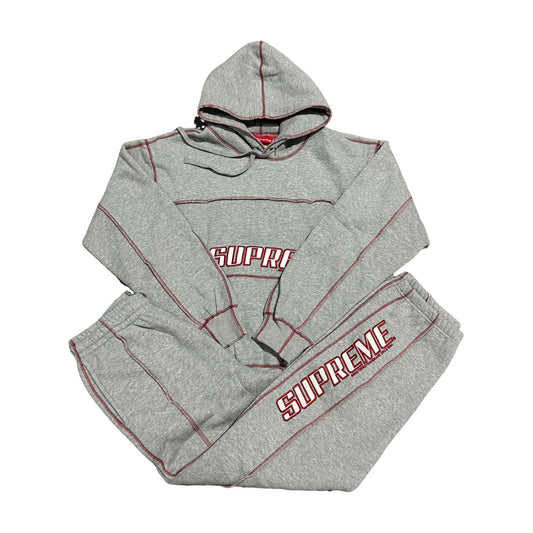 Supreme Coverstitch Tracksuit Grey