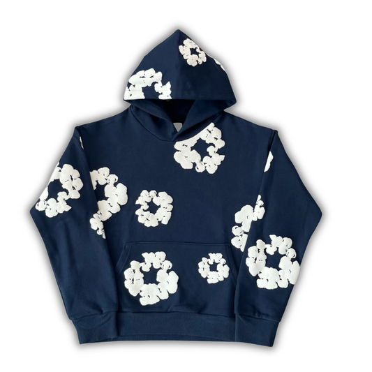 Denim Tears Hoodie Navy Blue