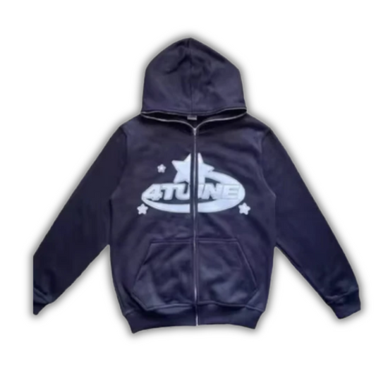 4Tune Zipper Full Face Navy Blue