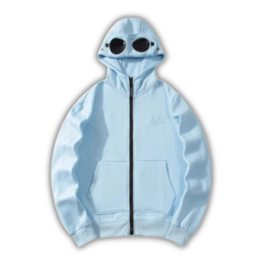 CP Company Zip Hoodie Baby Blue
