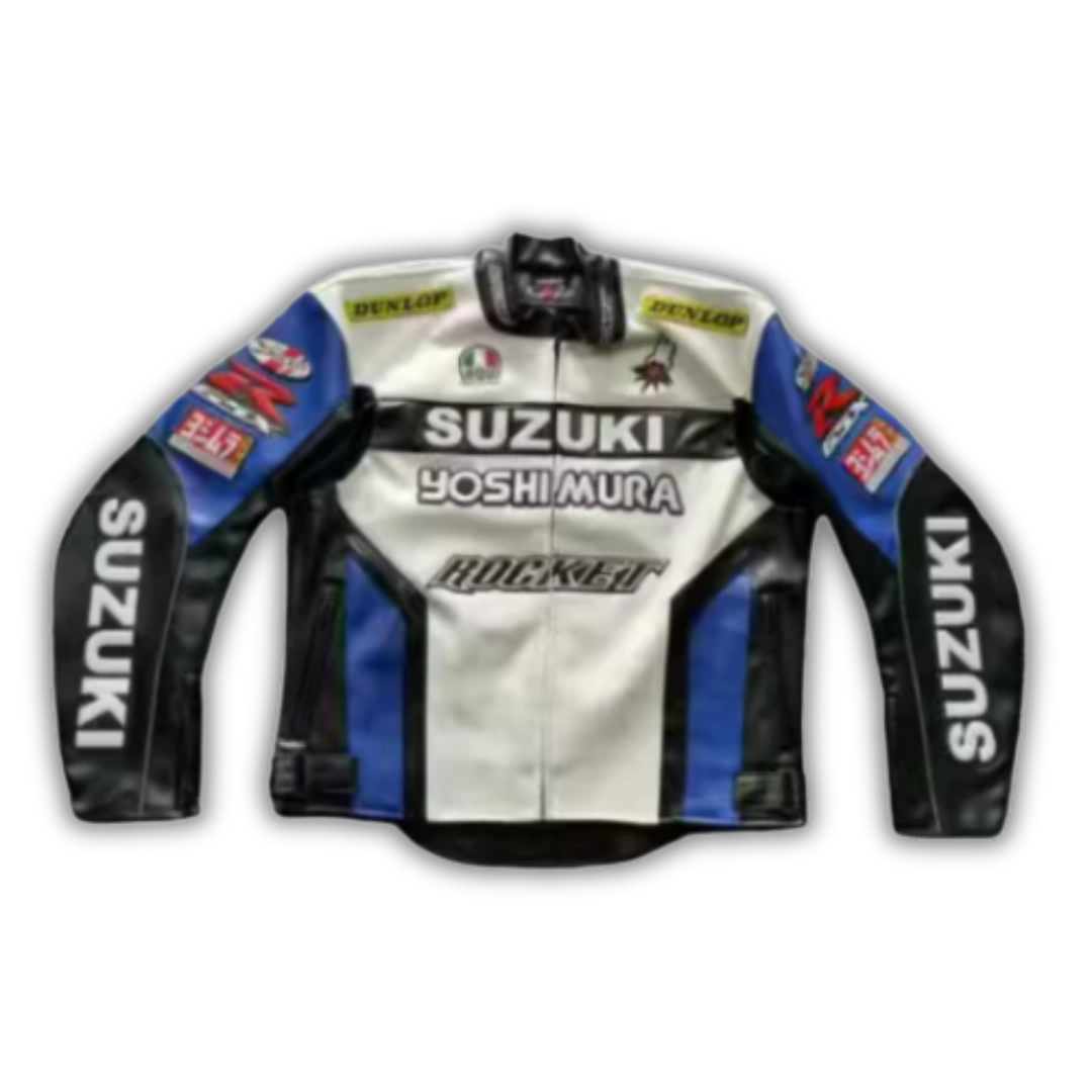 Suzuki Leather Jacket Motorcycle Cycling