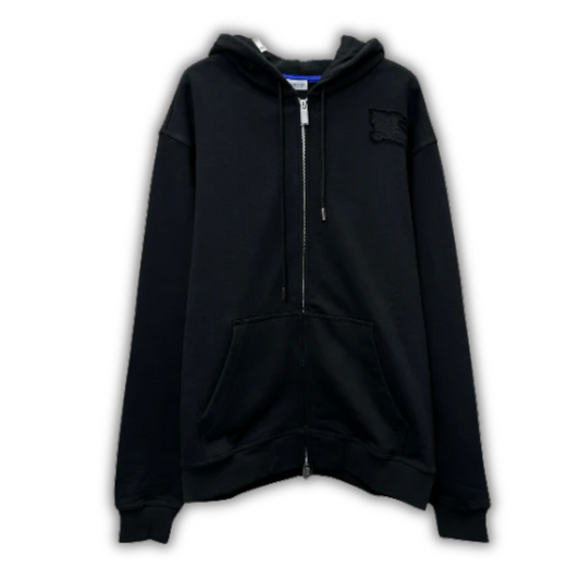 Burberry Zip Hoodie Black