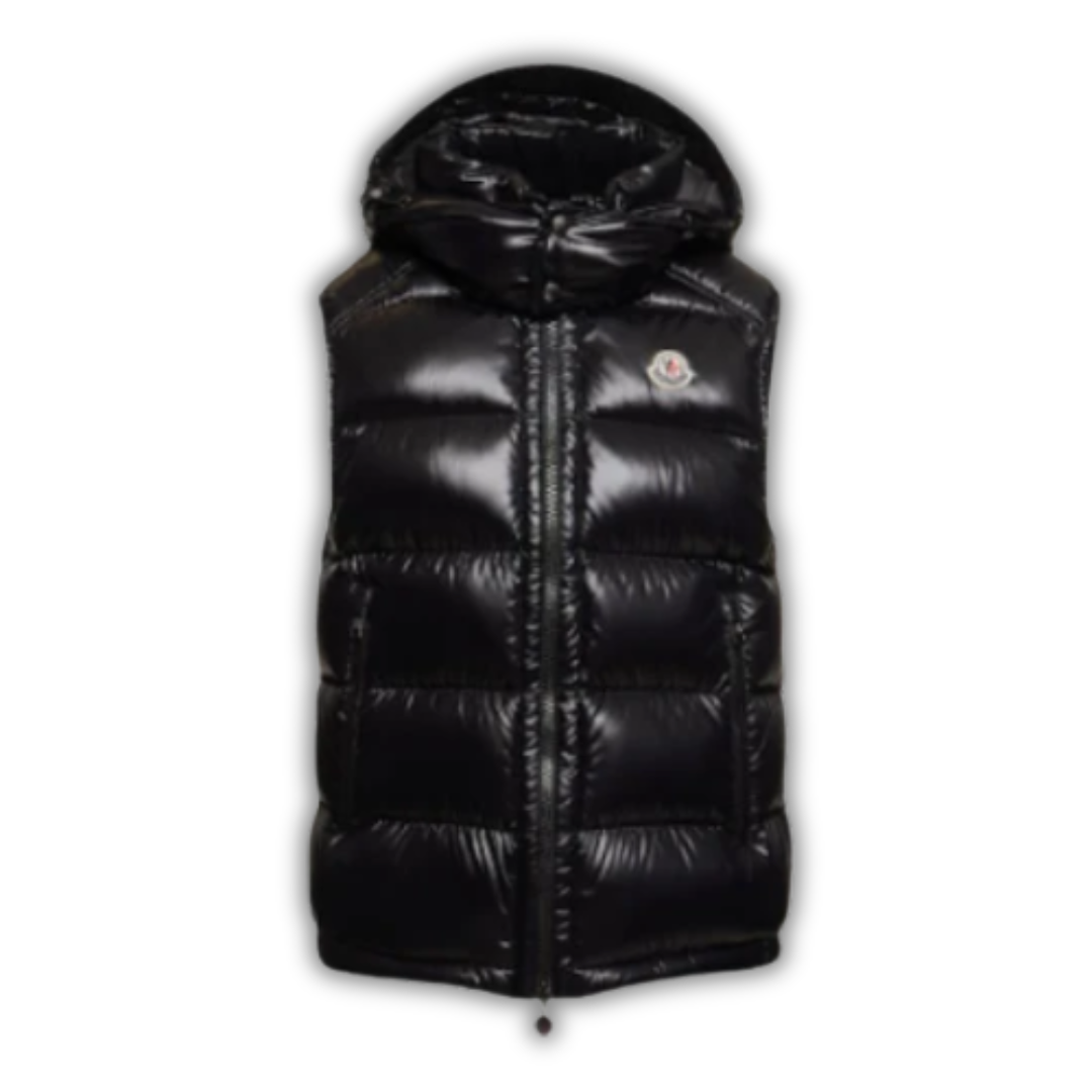 Moncler Bormes Vest Black Shiny