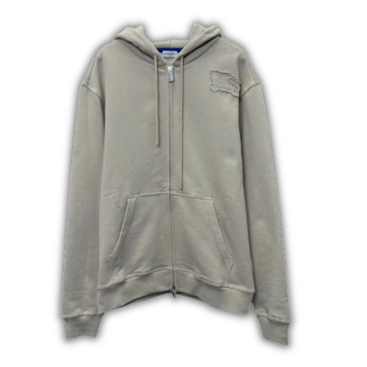 Burberry Zip Hoodie Grey