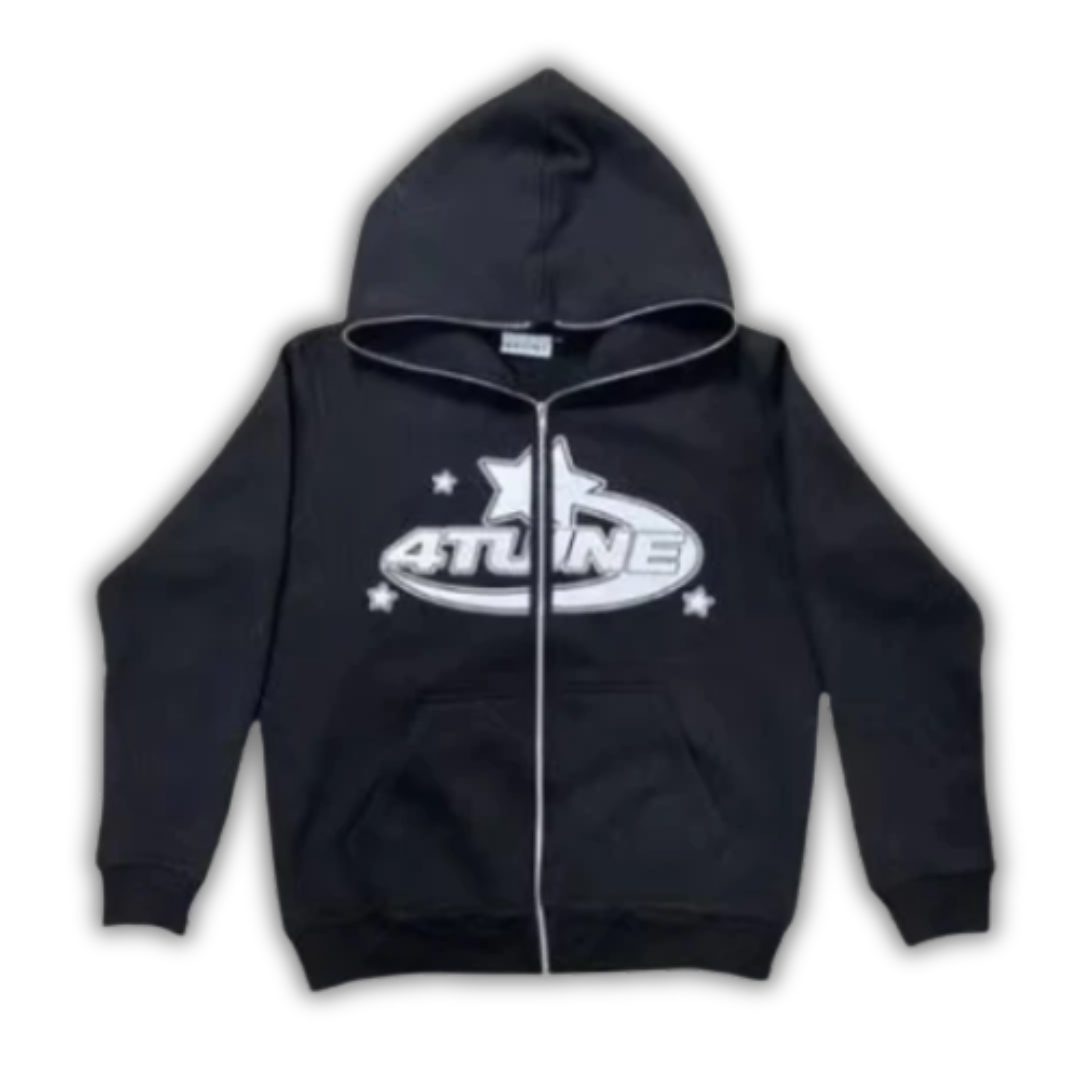 4Tune Zipper Full Face Black
