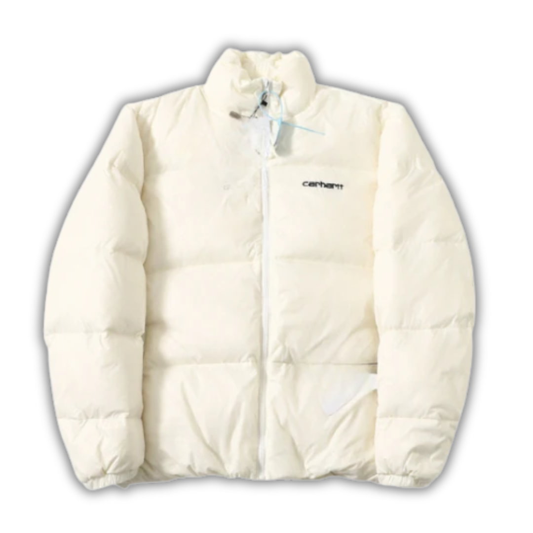 Carhartt Puffer Jacket Shiny Cream