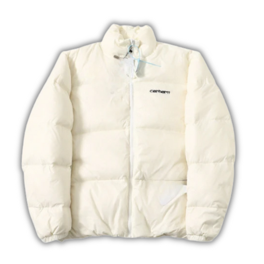 Carhartt Puffer Jacket Shiny Cream