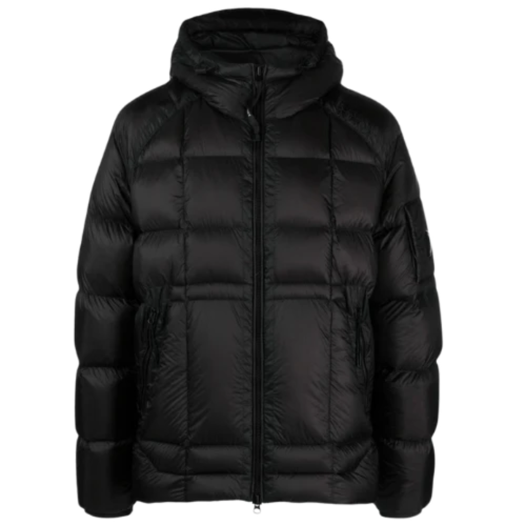 CP Company D.D. Shell Hooded Down Puffer Jacket Black