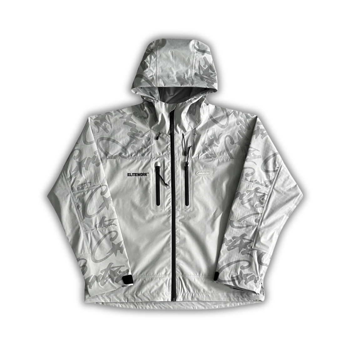 Corteiz Elitework Shell Jacket Grey