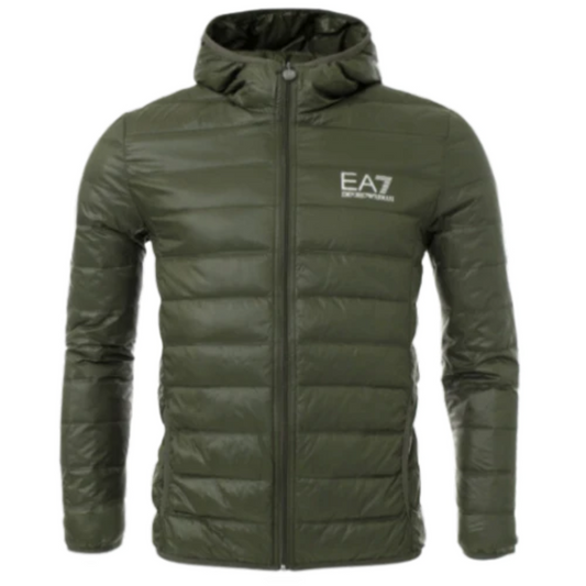EA7 Down Jacket Army Green
