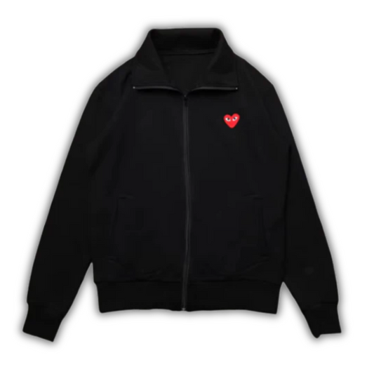 Comme des Garcons Zip Jacket Black Red
