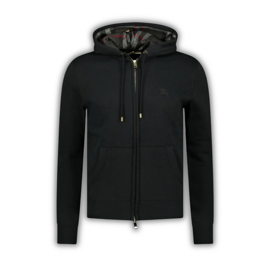 Burberry Zip Hoodie Black
