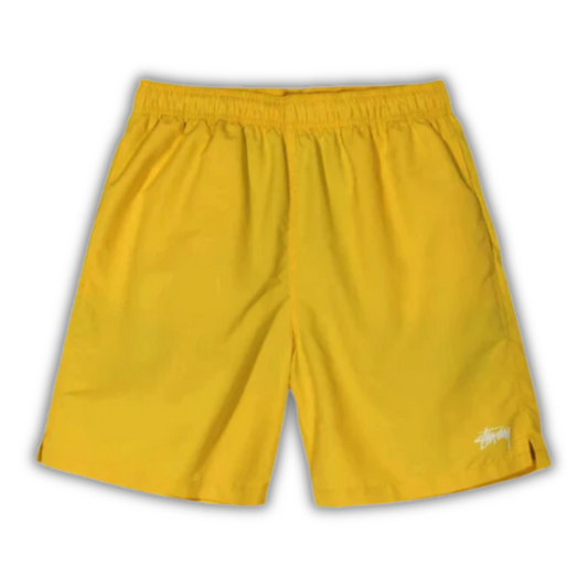 Stussy Shorts Navy Yellow
