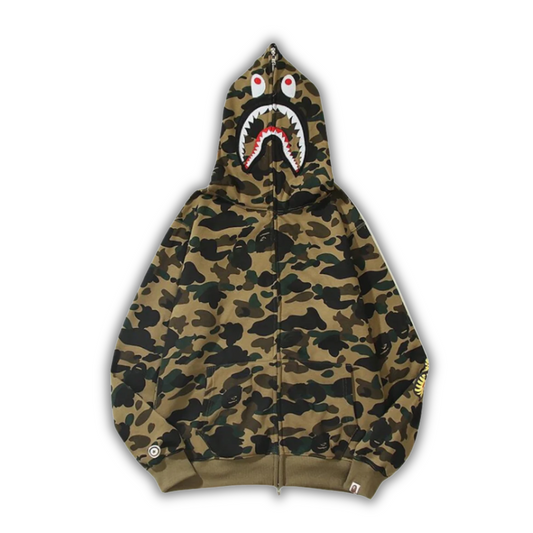 Bape Zipper Camouflage