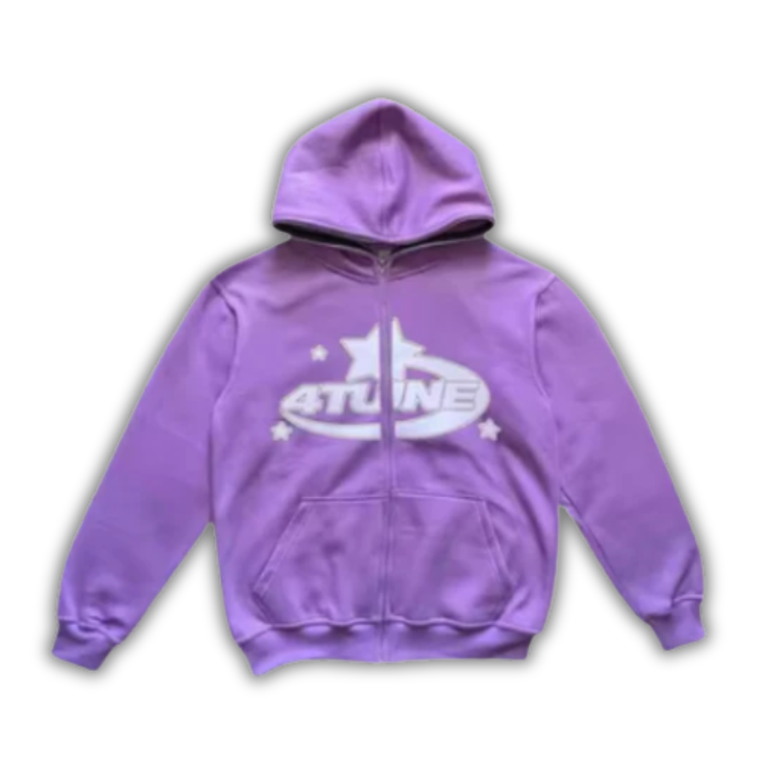 4Tune Zipper Full Face Purple