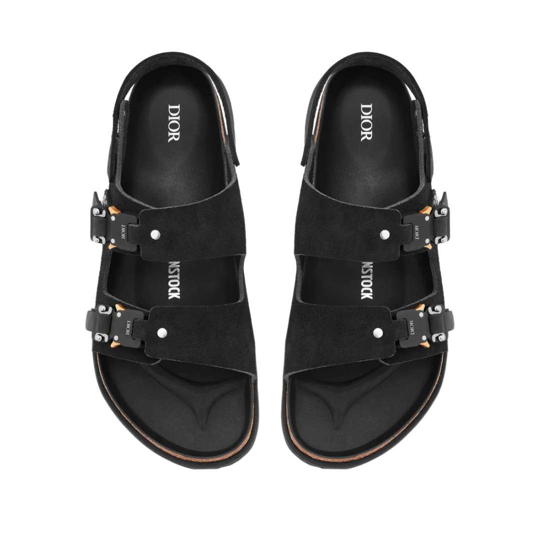 Dior x Birkenstock Milano Sandal Black