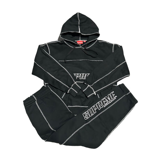 Supreme Coverstitch Tracksuit Black