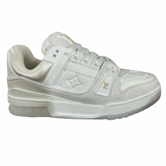 Louis Vuitton LV Trainer Denim White