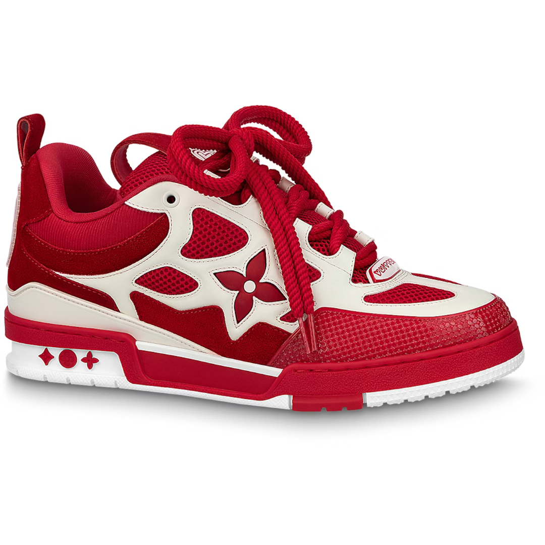 Louis Vuitton LV Skate Sneaker White Red