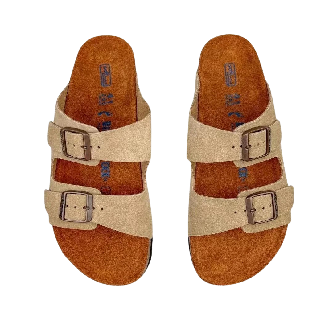 Birkenstock Arizona Sandals Gray Brown