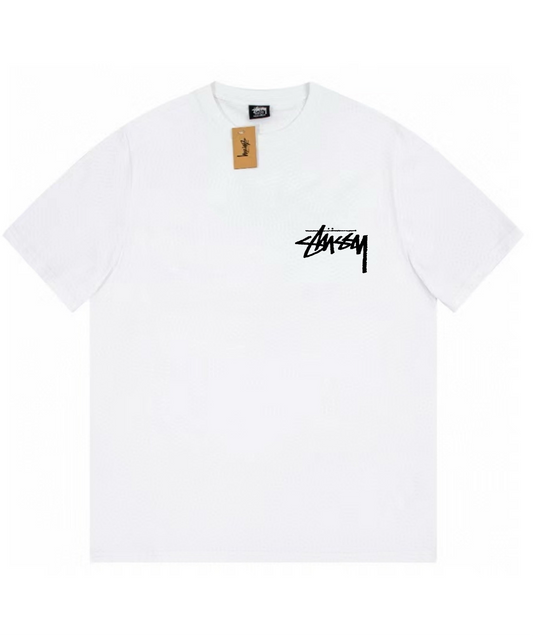 Stussy T-Shirt White Black