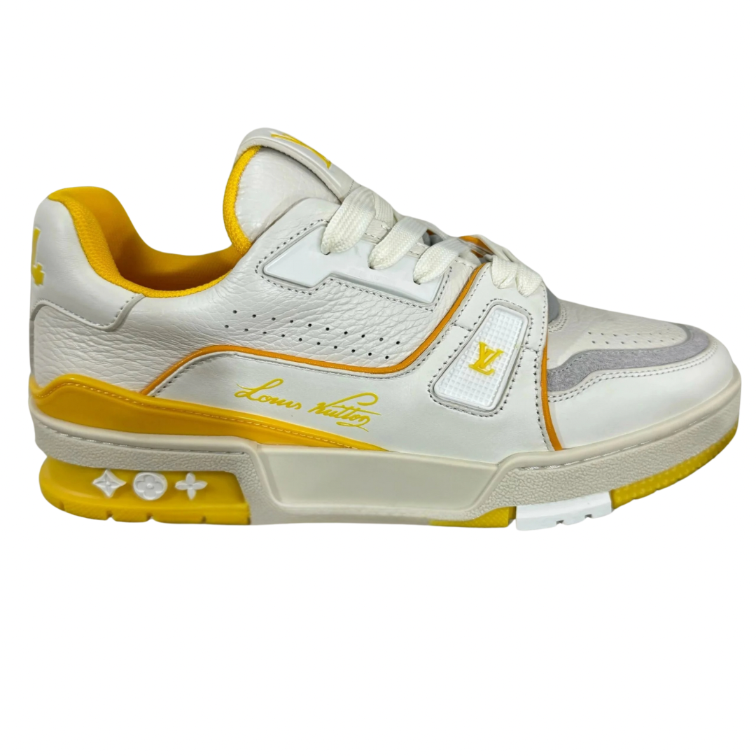 Louis Vuitton LV Trainer White Yellow