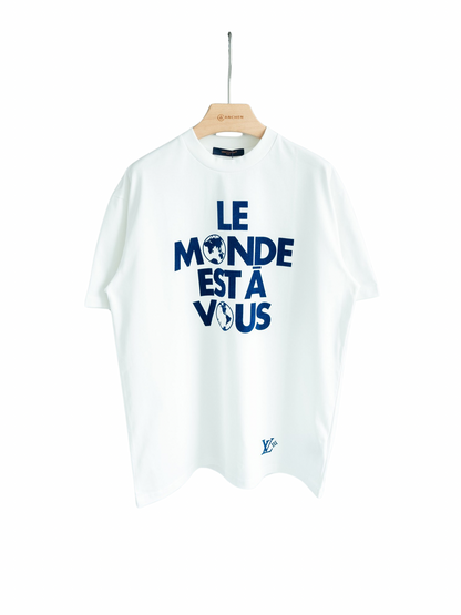 Louis Vuitton T-Shirt Le Monde Weiß