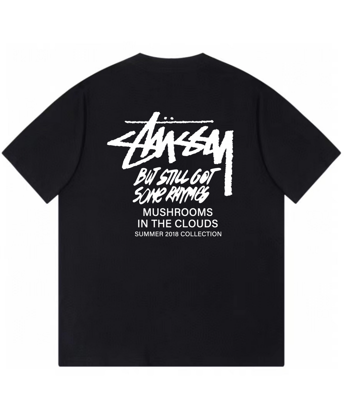 Stussy T-Shirt Black White