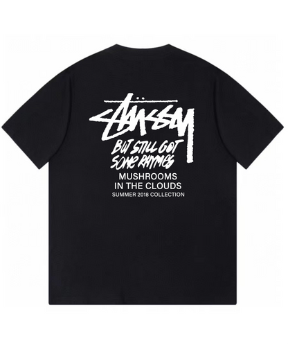 Stussy T-Shirt Black White