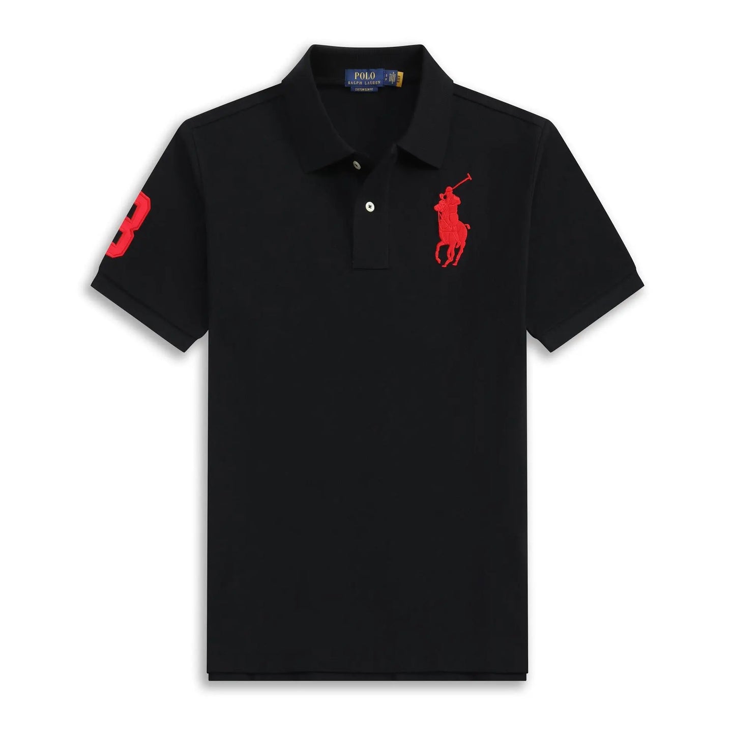 Ralph Lauren Big Pony Polo Black Red