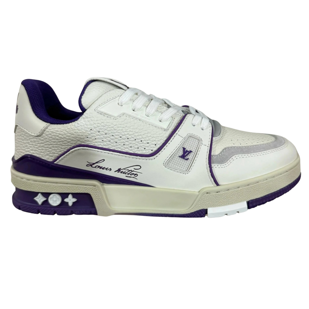 Louis Vuitton LV Trainer White Blue