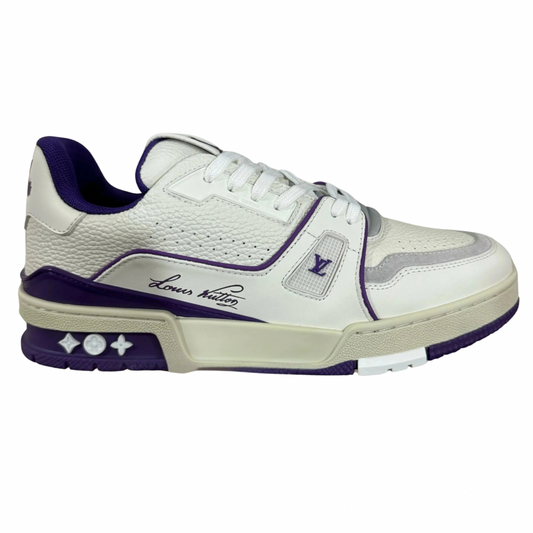 Louis Vuitton LV Trainer White Blue