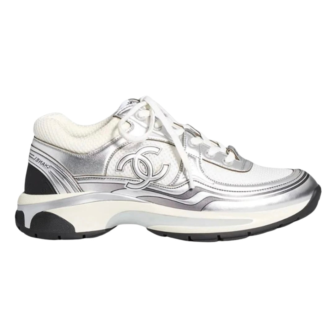 Chanel CC Runner Silver